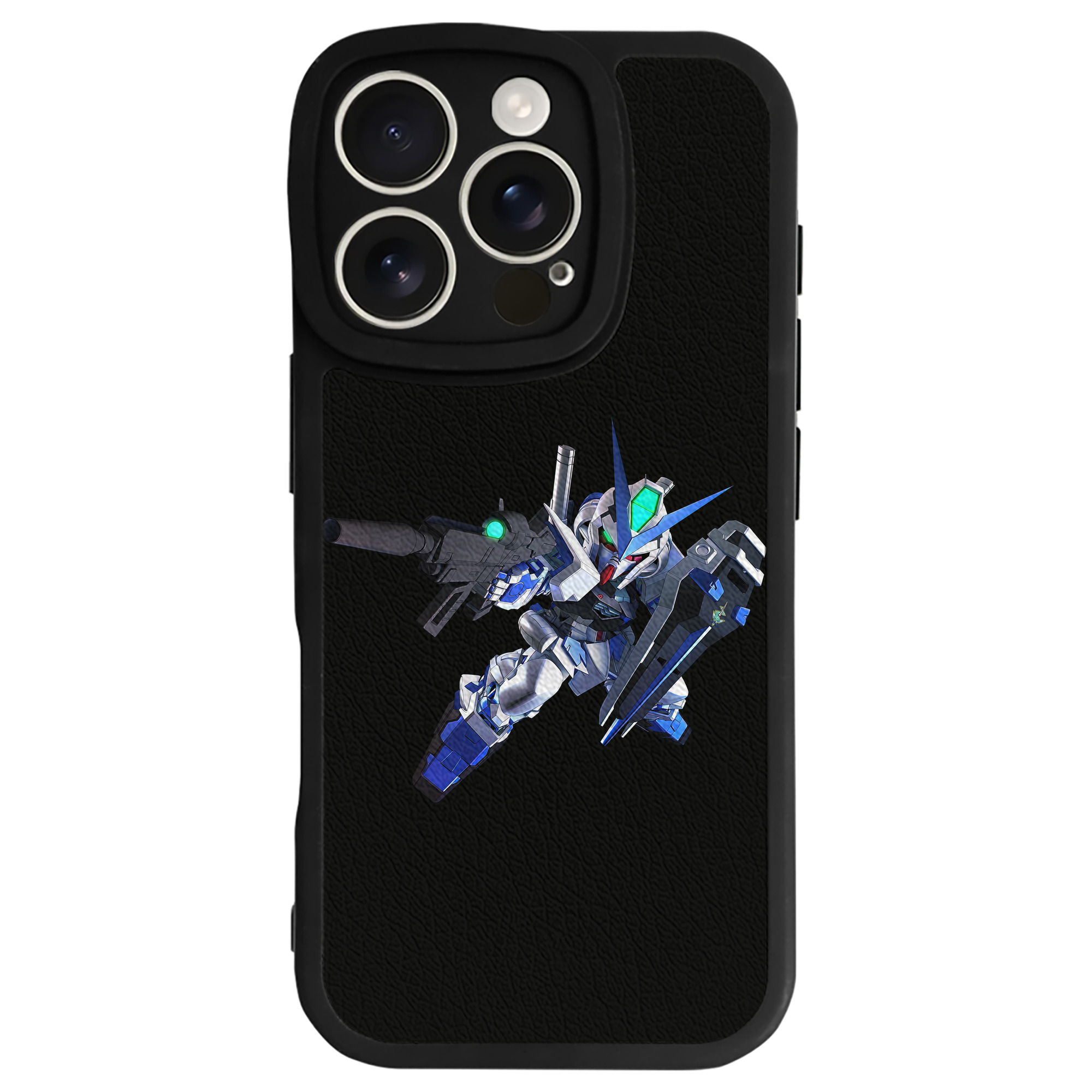 （画像用） 機動戦士ガンダム Mobile Suit Gundam 【iPhone 16シリーズ対応】シリコンスマホケース（レザー調） 材質：シリコン